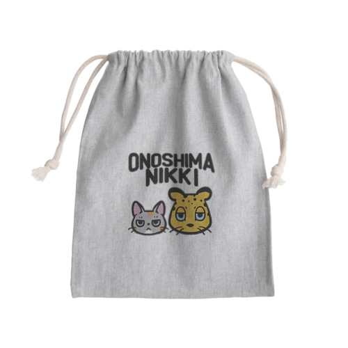 こまだとサビ Mini Drawstring Bag