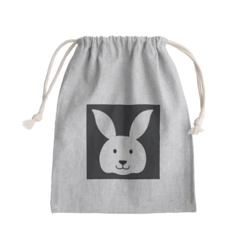 ウサギのロゴ Mini Drawstring Bag