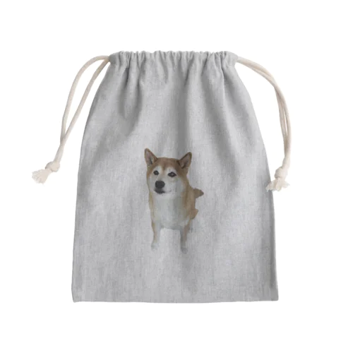 うるうるおめ目な柴犬 Mini Drawstring Bag