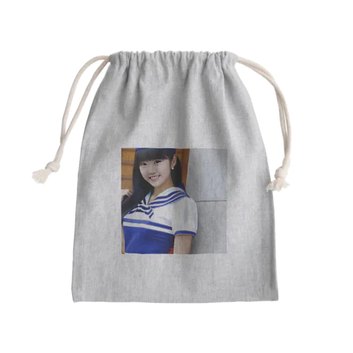 制服が似合う可愛いAI美少女のオリジナルグッズ Mini Drawstring Bag