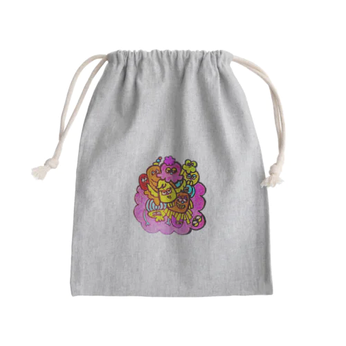 あつまれ！モンスター！ Mini Drawstring Bag