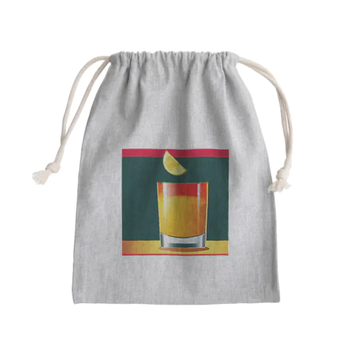 お酒好き集まれー Mini Drawstring Bag