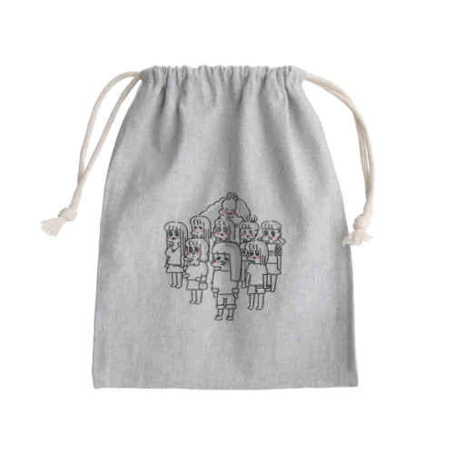 うちらはマブダチ Mini Drawstring Bag