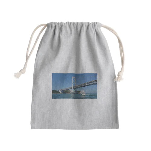 鳴門海峡大橋か瀬戸大橋（たぶん鳴門海峡大橋） Mini Drawstring Bag