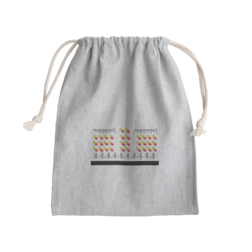 くるげろ Mini Drawstring Bag