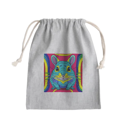 エキセントリックチンチラ Mini Drawstring Bag