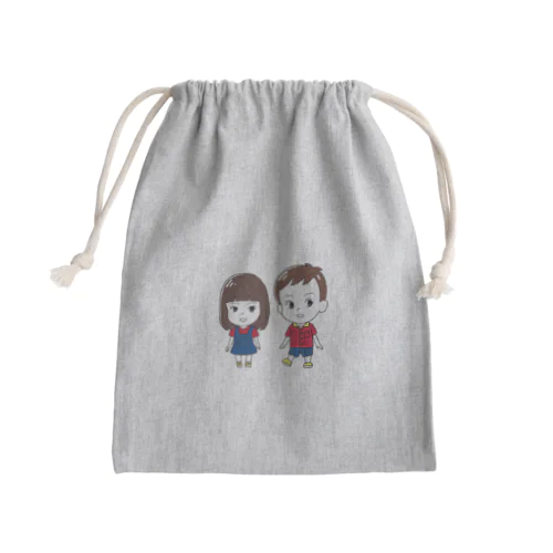 The Siblings  Mini Drawstring Bag