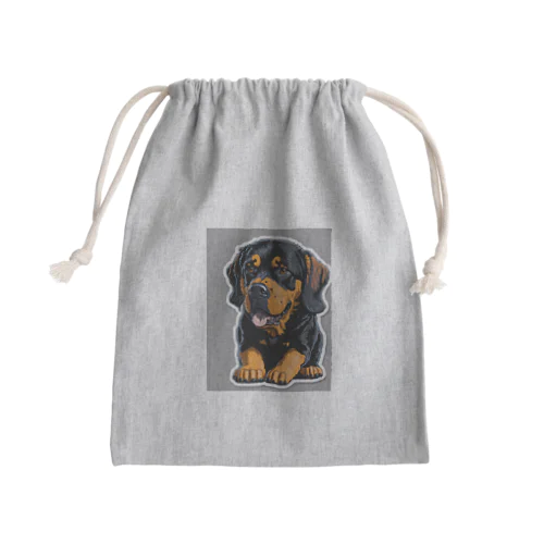 可愛い犬のイラスト Mini Drawstring Bag