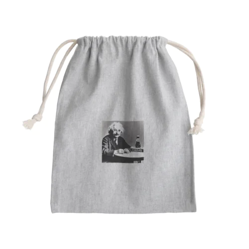 アインシュタインとコカ・コーラ Mini Drawstring Bag