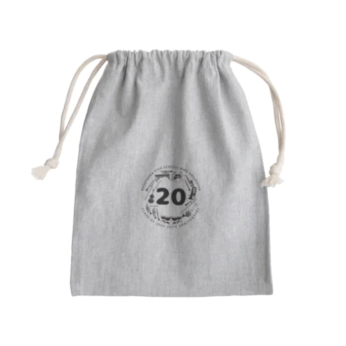 ③文字付 Mini Drawstring Bag