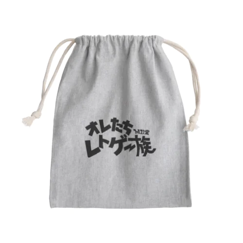 オレたち　レトゲー族　ファミコン堂　 Mini Drawstring Bag