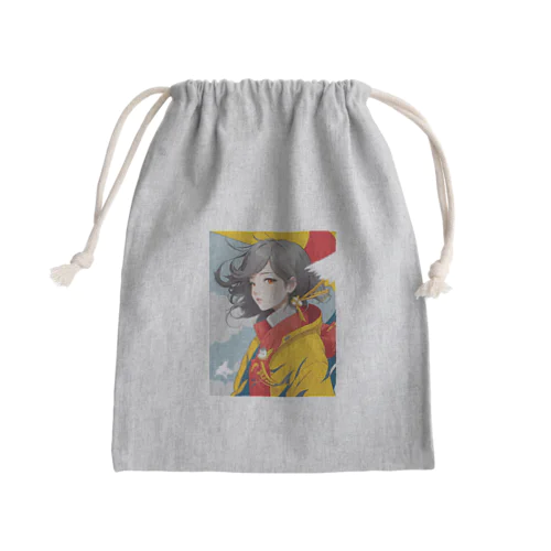 大正レトロJYOSI Mini Drawstring Bag