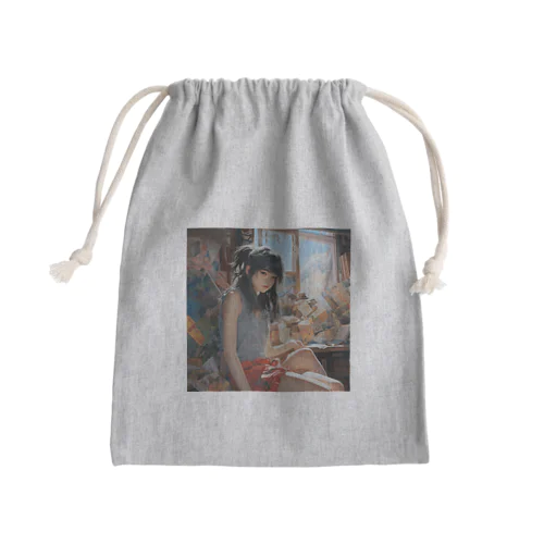 Sustainable Empowerment Mini Drawstring Bag