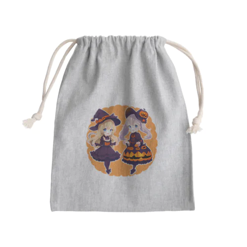 ハロウィンシスターズ Mini Drawstring Bag