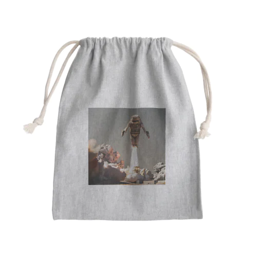 宇宙人シリーズ Mini Drawstring Bag