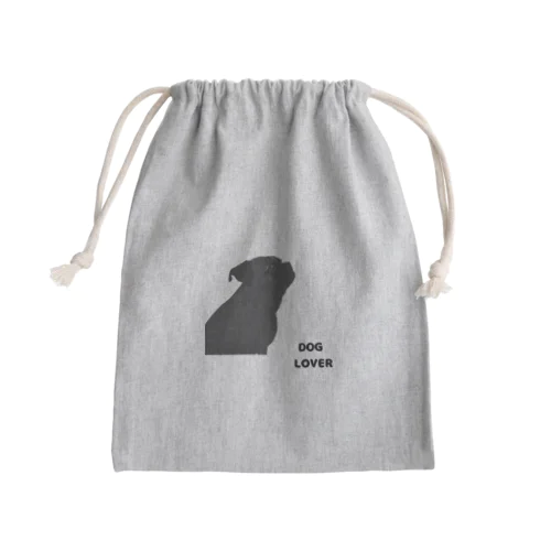 DOG LOVER（パグ） Mini Drawstring Bag