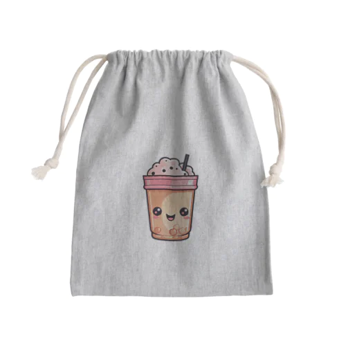 タピオカミルクティー Mini Drawstring Bag