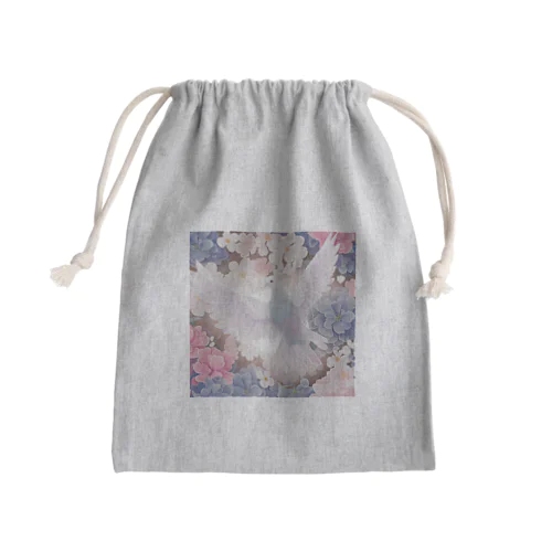 夢幻　鳩　善と美 Mini Drawstring Bag