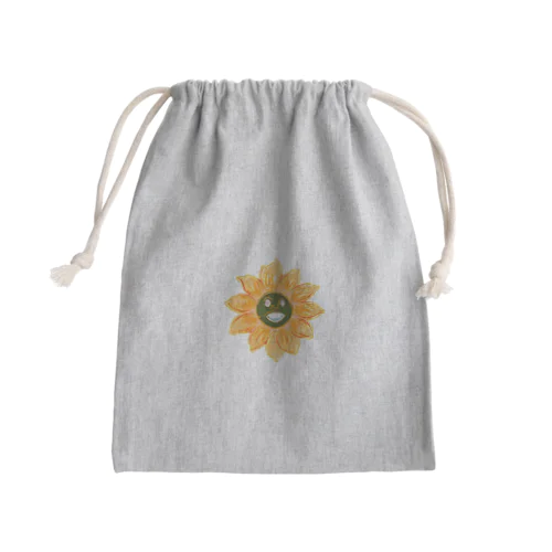 笑顔の向日葵 Mini Drawstring Bag