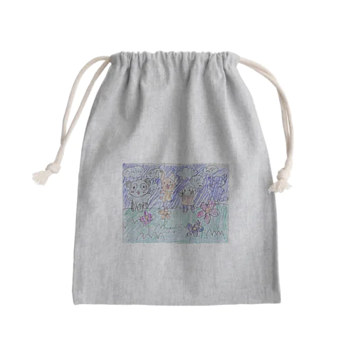 こっちゃんとなかまたち Mini Drawstring Bag