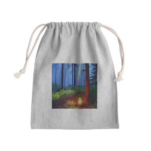 森の中 Mini Drawstring Bag