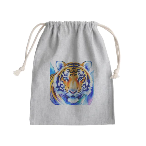 ワイルドな虎🐯 Mini Drawstring Bag