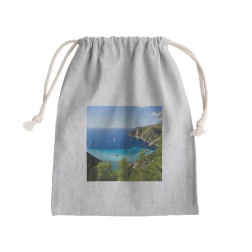 海辺で　ゆったり　バカンス Mini Drawstring Bag