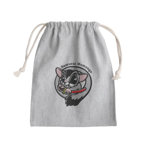 さむらいモモンガ Mini Drawstring Bag