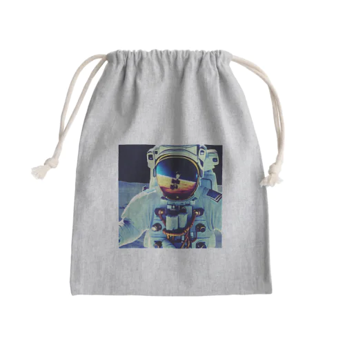 星に向かって Mini Drawstring Bag