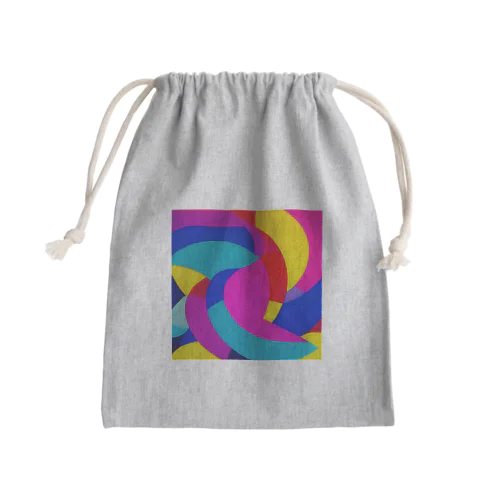 色鮮やかおしゃれアート Mini Drawstring Bag