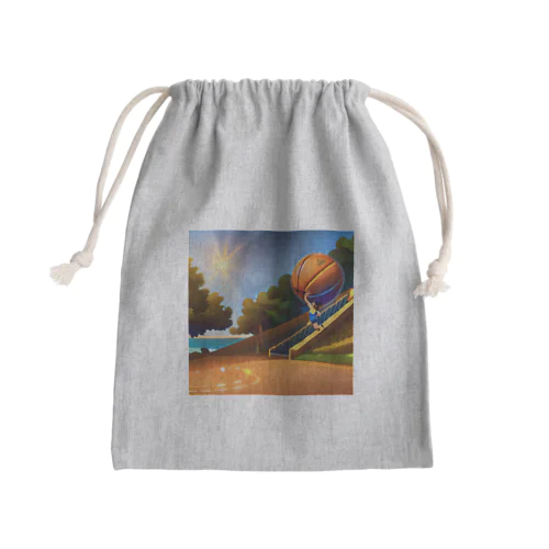 バスケ Mini Drawstring Bag