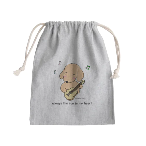 ウクレレ Mini Drawstring Bag