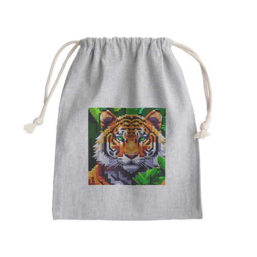 勇者ピクセルタイガー Mini Drawstring Bag