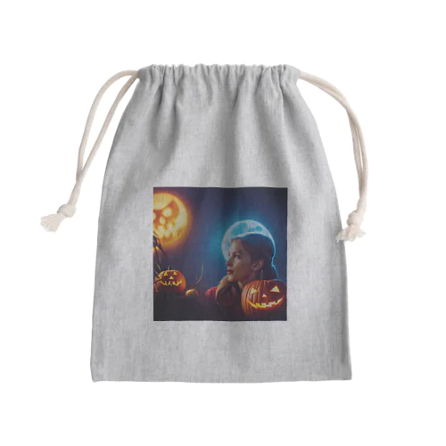 ハッピーハロウィン Mini Drawstring Bag