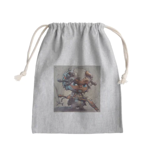 ひつじの冒険者（プラウド・フリース) Mini Drawstring Bag