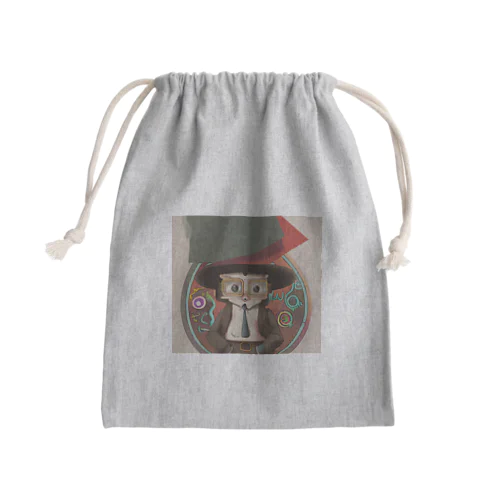 知的なチュー太郎 Mini Drawstring Bag