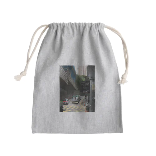 HONG KONG CENTRAL  Mini Drawstring Bag