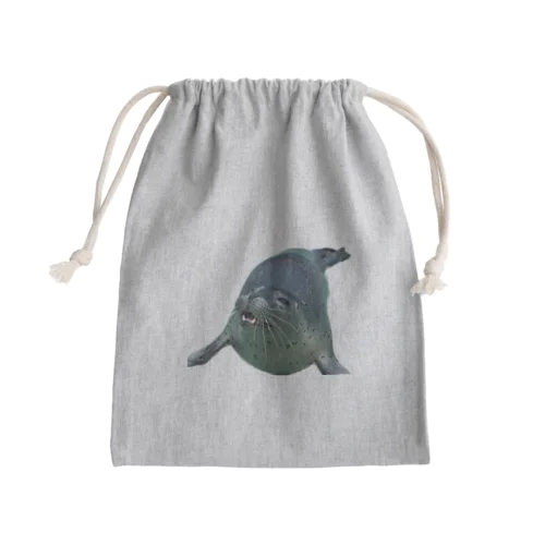 水族館の生き物（愛しのゴマちゃん） Mini Drawstring Bag