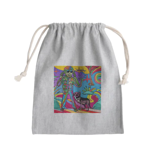 rider&dog Mini Drawstring Bag