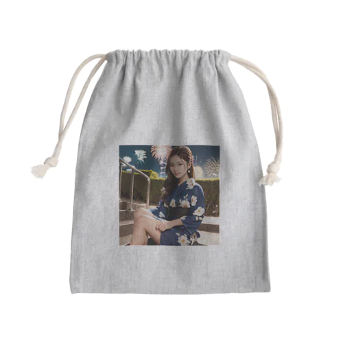 ゆき　AI美女(浴衣ver) Mini Drawstring Bag