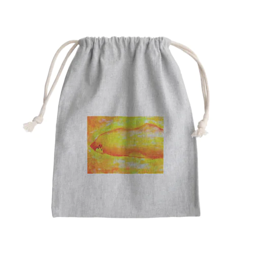 ネクイムシのかくれんぼ（横） Mini Drawstring Bag