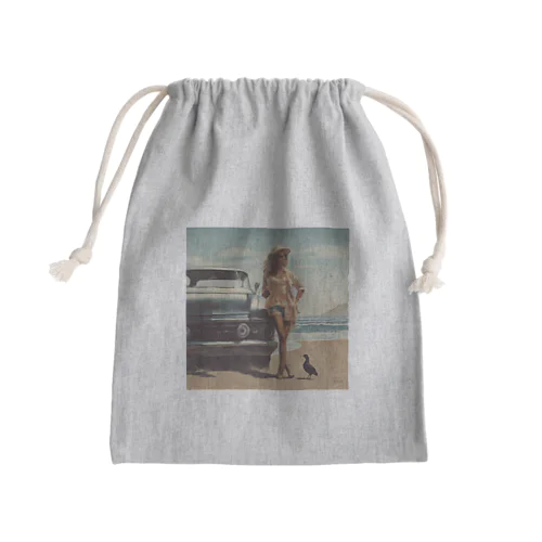 西海岸スタイル Mini Drawstring Bag