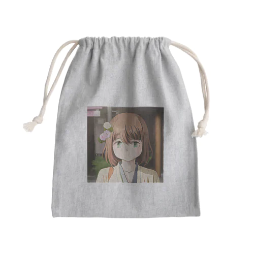 巫女 Mini Drawstring Bag