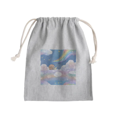 雲の上でちょっと休憩 Mini Drawstring Bag