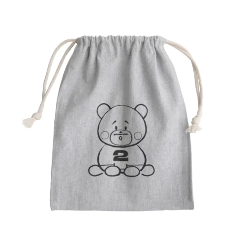 たかしベア Mini Drawstring Bag