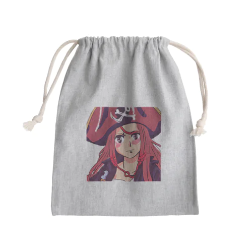 海賊の少女 Mini Drawstring Bag