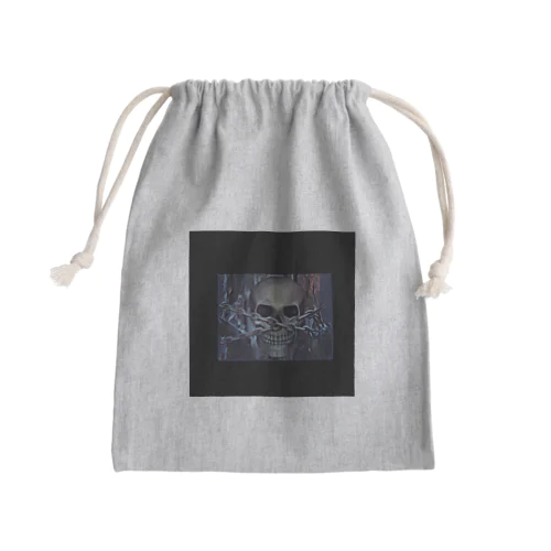 AI制作シリーズ　ドクロ Mini Drawstring Bag