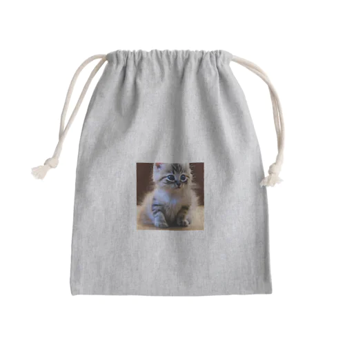 にゃんこちゃん Mini Drawstring Bag