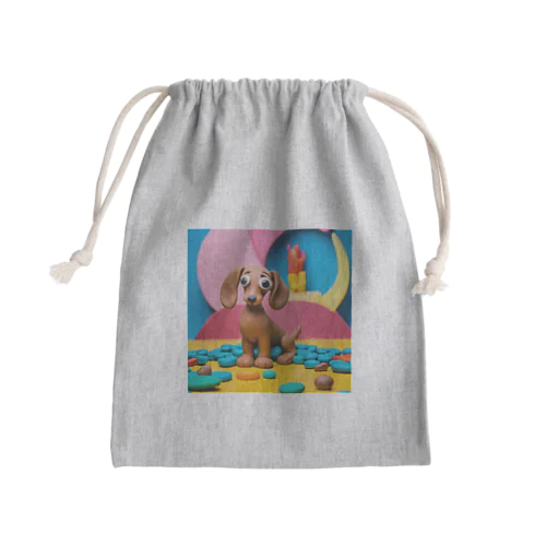 ダックスフンド Mini Drawstring Bag