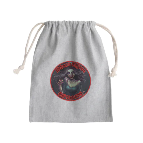 恐い魔女　 Mini Drawstring Bag